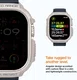 Spigen Rugged Armor - Apple Watch Ultra 3/2/1 Hoesje - Bumper Case Beige afbeelding 6