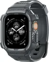 Spigen Rugged Armor - Apple Watch Ultra 3/2/1 - Hoesje en Bandje - Grijs