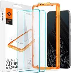 Spigen AlignMaster Google Pixel 8 Pro Tempered Glass (2-Pack) afbeelding