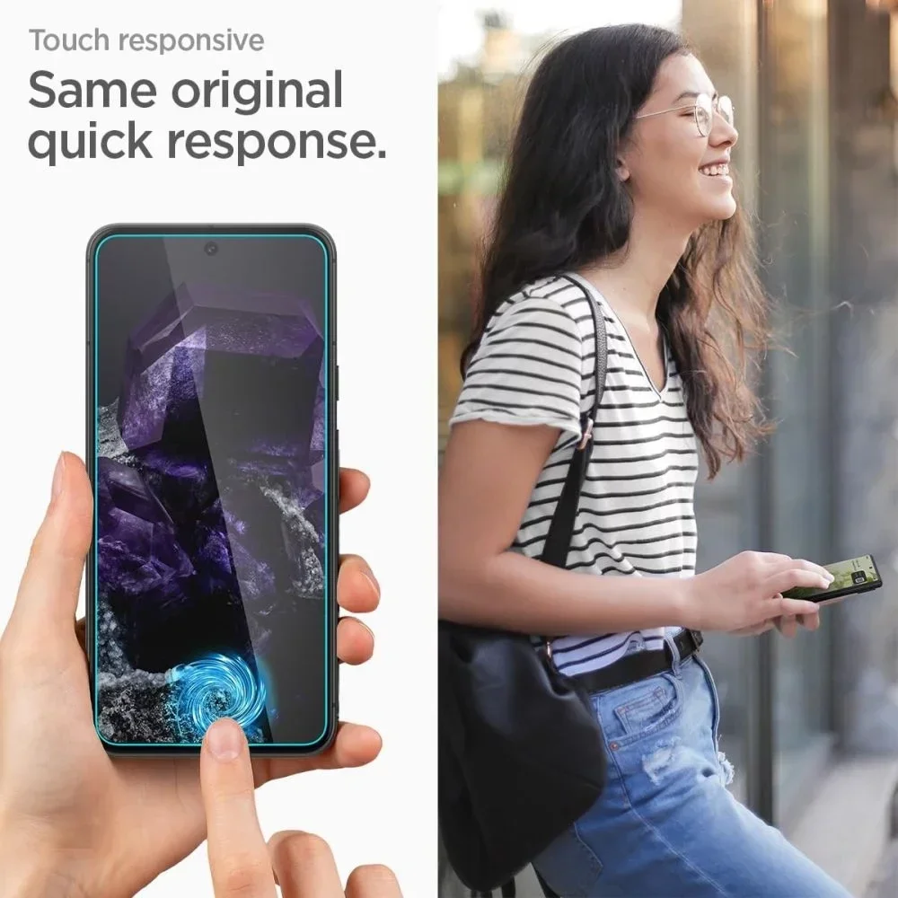 Spigen AlignMaster Google Pixel 8 Tempered Glass (2-Pack) afbeelding 8