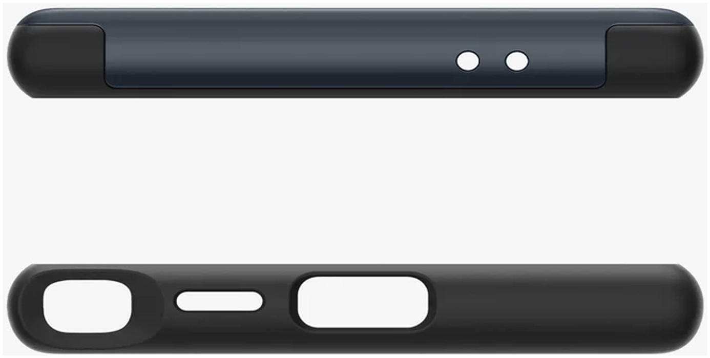 Spigen Slim Armor Samsung Galaxy S24 Ultra Hoesje MagSafe Metal Slate afbeelding 11