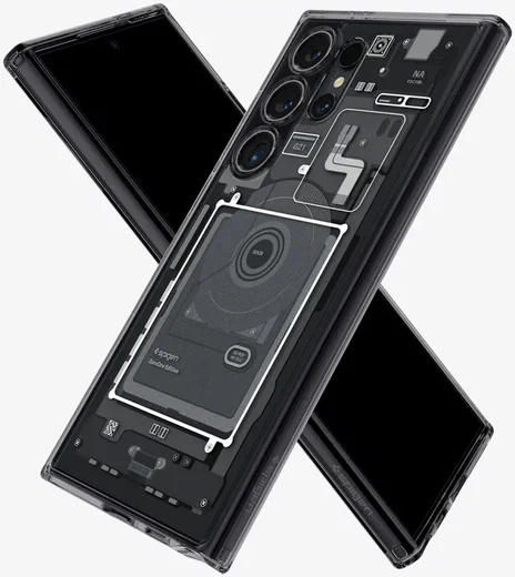 Spigen Ultra Hybrid Zero One Samsung Galaxy S24 Ultra Hoesje Zwart afbeelding 5