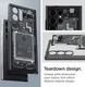 Spigen Ultra Hybrid Zero One Samsung Galaxy S24 Ultra Hoesje Zwart afbeelding 13