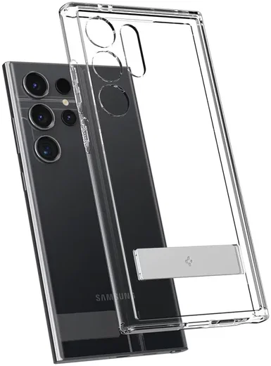 Spigen Ultra Hybrid S Samsung Galaxy S24 Ultra Hoesje Transparant afbeelding 2
