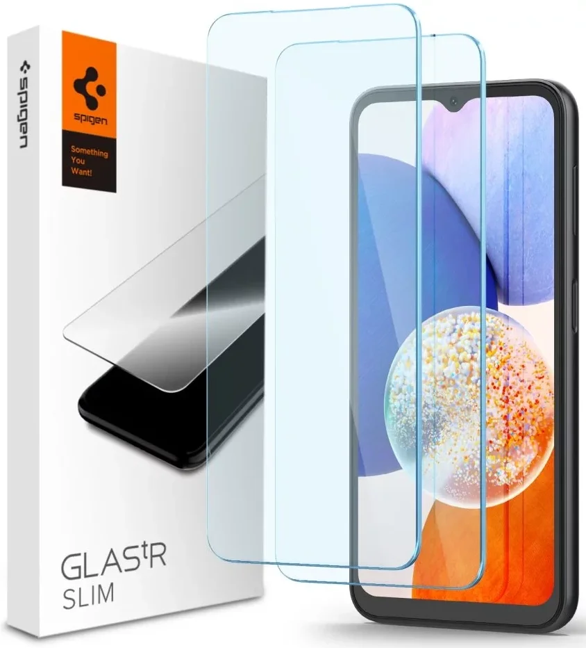 Spigen Glas t.R Slim Samsung Galaxy A25 / A15 Screen Protector 2-Pack afbeelding 1