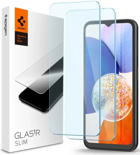 Spigen Glas t.R Slim Samsung Galaxy A25 / A15 Screen Protector 2-Pack afbeelding 1