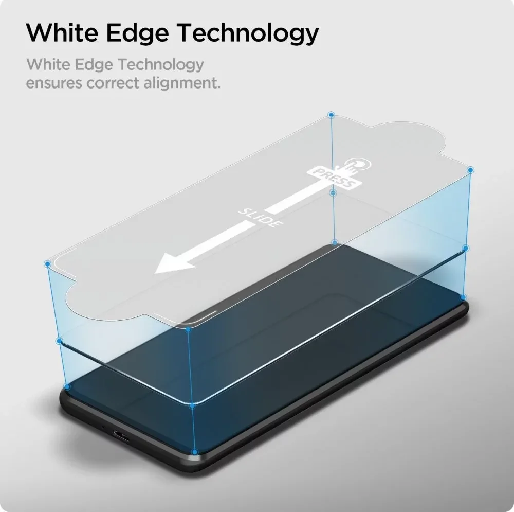 Spigen Glas t.R Slim Samsung Galaxy A25 / A15 Screen Protector 2-Pack afbeelding 5