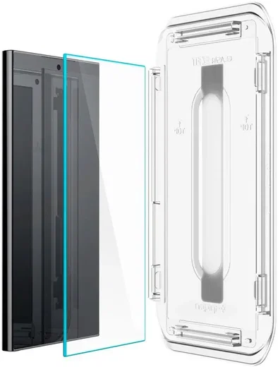 Spigen EZ Fit GLAS.tR Samsung Galaxy S24 Ultra Screen Protector 2-Pack afbeelding 10