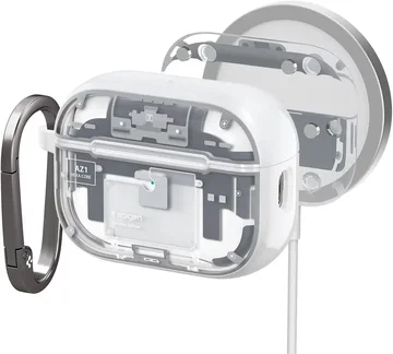 Spigen Ultra Hybrid MagFit AirPods Pro 1/2 Hoesje Zero One Wit