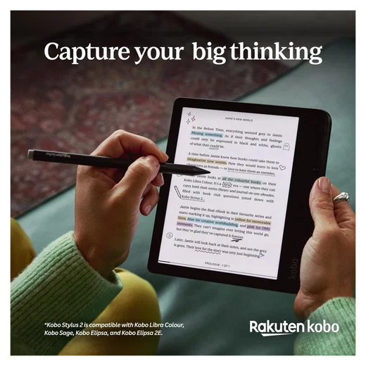 Kobo Stylus 2 Stylus Pen Geschikt voor Kobo E-Readers met USB-C poort Zwart afbeelding 4