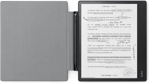 Origineel Kobo Elipsa 2E Hoes SleepCover Book Case met Standaard Zwart afbeelding 2