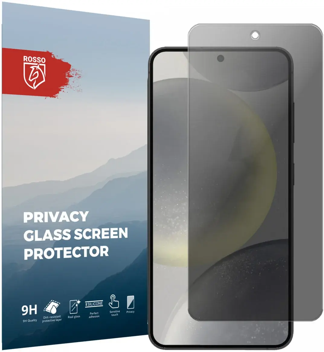 Rosso Samsung S24 Plus 9H Tempered Glass Screen Protector Privacy afbeelding 1