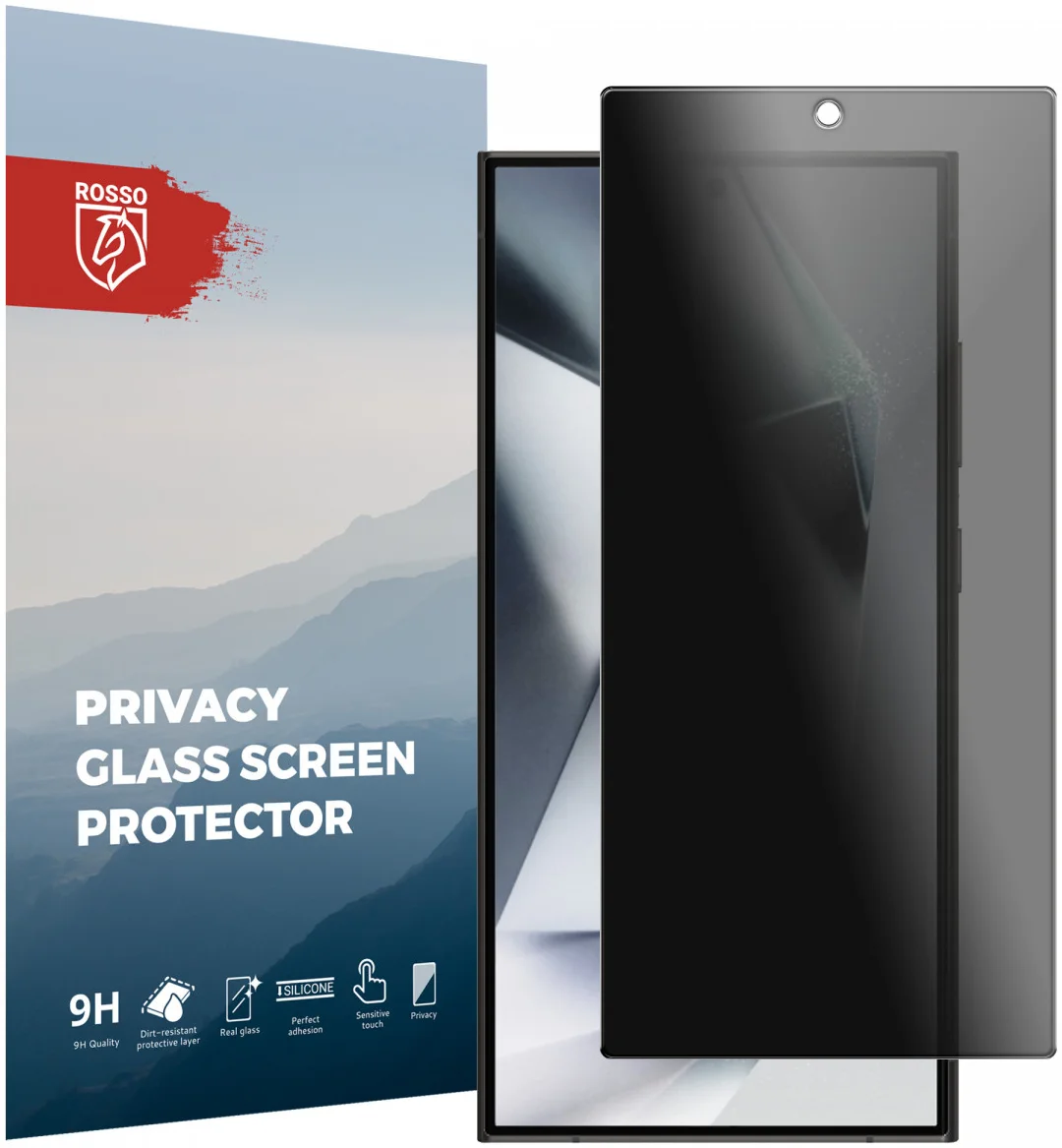Rosso Samsung S24 Ultra 9H Tempered Glass Screen Protector Privacy afbeelding 1