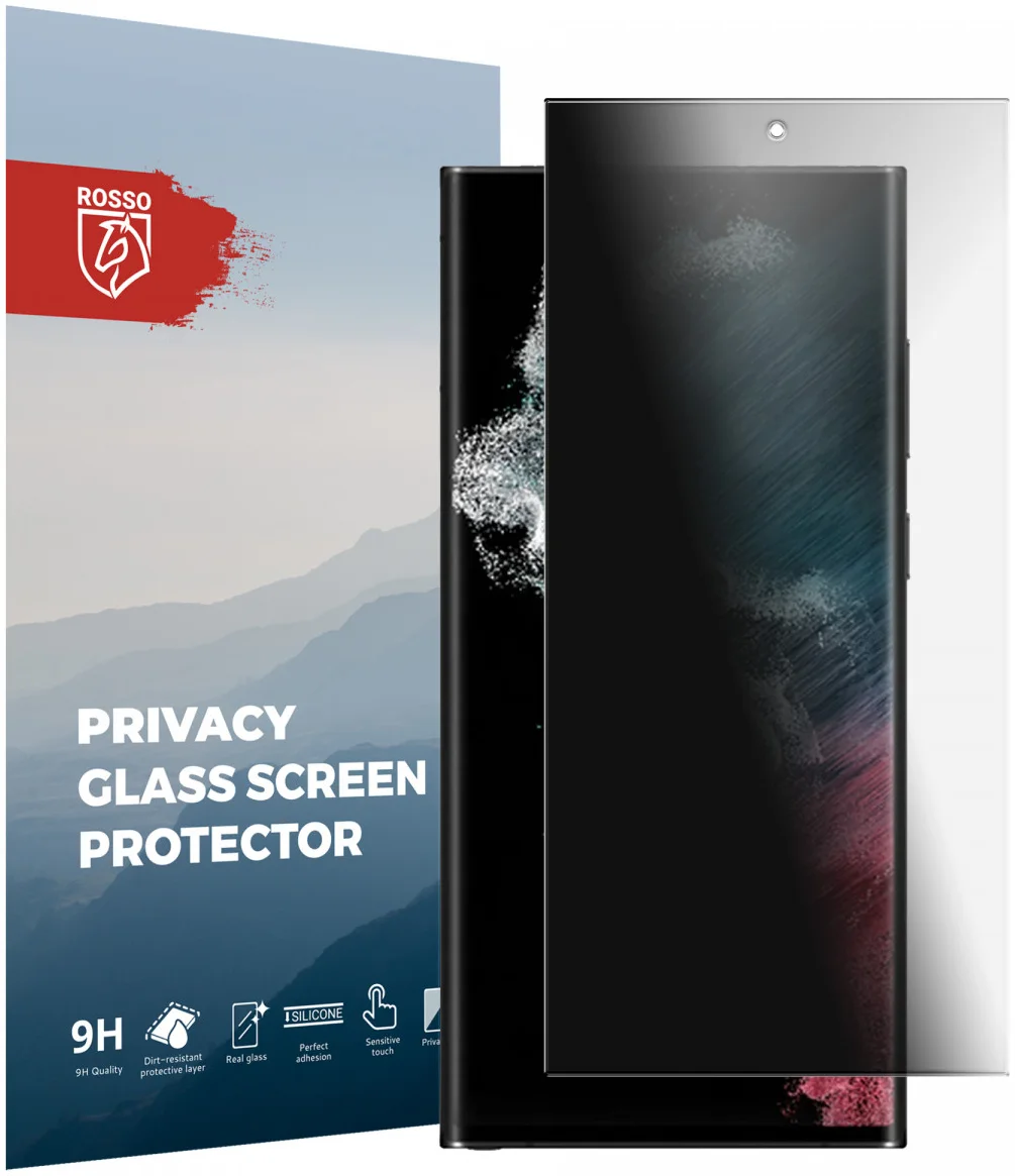 Rosso Samsung Galaxy S22 Ultra Tempered Glass Screen Protector Privacy afbeelding 1