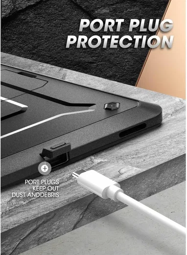 SUPCASE UB Pro Samsung Galaxy Tab S9 FE Plus Hoes Full Protect Zwart afbeelding 6