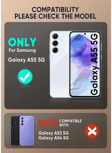 SUPCASE UB Pro Samsung Galaxy A55 Hoesje Full Protect Kickstand Zwart afbeelding 8