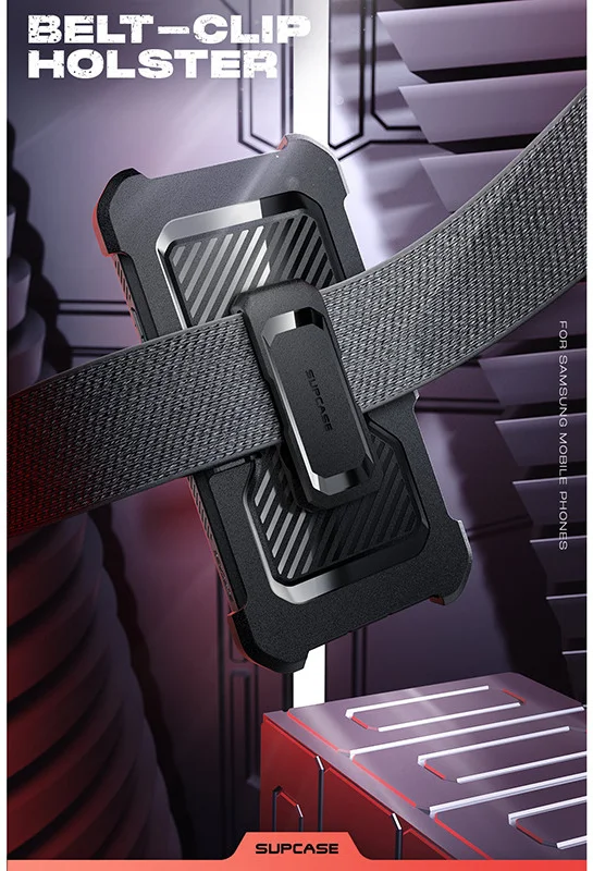 SUPCASE UB Pro Samsung Galaxy A55 Hoesje Full Protect Kickstand Zwart afbeelding 6