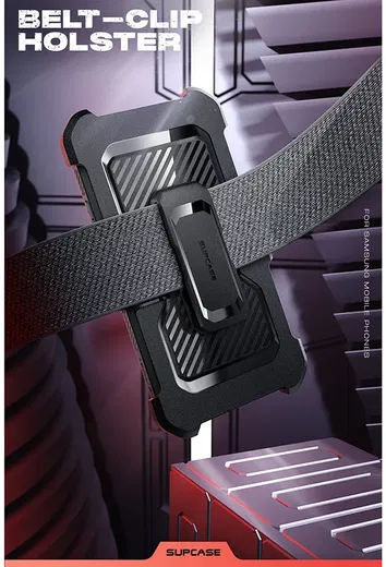 SUPCASE UB Pro Samsung Galaxy A55 Hoesje Full Protect Kickstand Zwart afbeelding 6