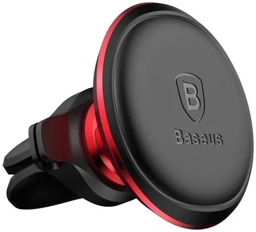 Baseus Magnetische Ventilatierooster Auto Telefoon Houder Rood afbeelding 2