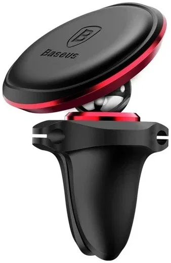 Baseus Magnetische Ventilatierooster Auto Telefoon Houder Rood afbeelding 1