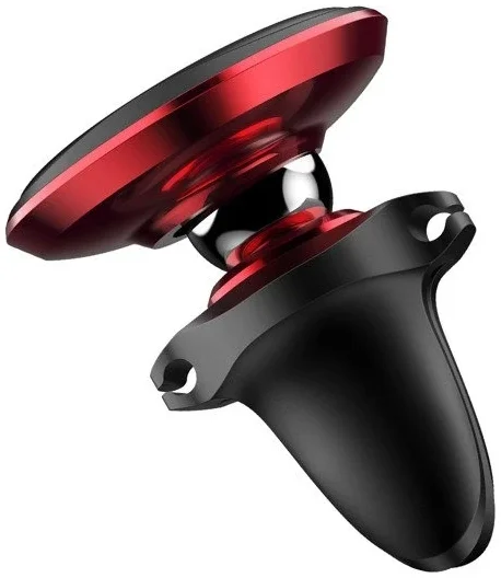 Baseus Magnetische Ventilatierooster Auto Telefoon Houder Rood afbeelding 4