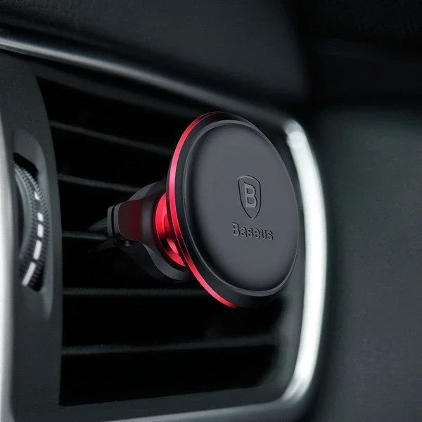Baseus Magnetische Ventilatierooster Auto Telefoon Houder Rood afbeelding 5
