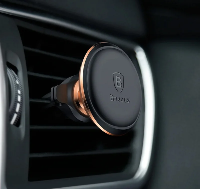 Baseus Magnetische Ventilatierooster Auto Telefoon Houder Roze afbeelding 5