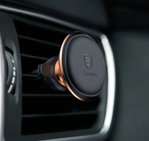 Baseus Magnetische Ventilatierooster Auto Telefoon Houder Roze afbeelding 5