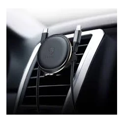 Baseus Magnetische Ventilatierooster Auto Telefoon Houder Roze afbeelding 3