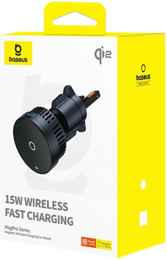 Baseus MagPro Ventilatierooster Telefoonhouder Auto met MagSafe Opladen 15W afbeelding 11