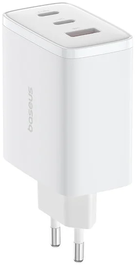 Baseus Cube Pro Trio Power Adapter 2x USB-C / USB-A 65W Wit afbeelding 17