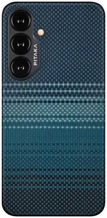 PITAKA MagEZ 4 Samsung Galaxy S24 Hoesje 600D Ultra Dun MagSafe Blauw afbeelding 1