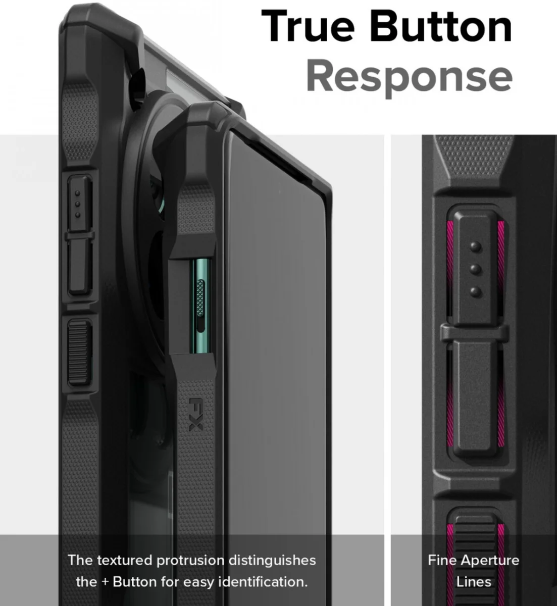 Ringke Fusion X OnePlus 12 Hoesje Back Cover Transparant Zwart afbeelding 11