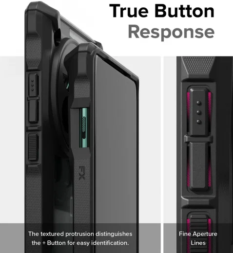 Ringke Fusion X OnePlus 12 Hoesje Back Cover Transparant Zwart afbeelding 11