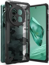 Ringke Fusion X OnePlus 12 Hoesje Back Cover Camo Zwart afbeelding