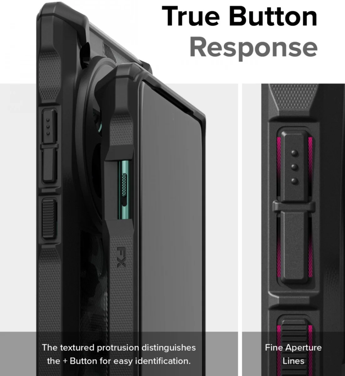 Ringke Fusion X OnePlus 12 Hoesje Back Cover Camo Zwart afbeelding 11