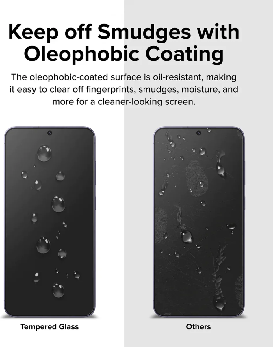 Ringke Easy Slide Samsung Galaxy S24 Screen Protector met Jig 2-Pack afbeelding 8