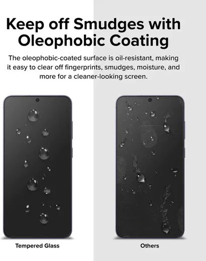 Ringke Easy Slide Samsung Galaxy S24 Screen Protector met Jig 2-Pack afbeelding 8