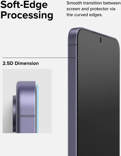 Ringke Easy Slide Samsung Galaxy S24 Screen Protector met Jig 2-Pack afbeelding 10