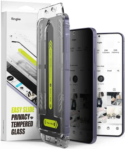 Ringke Easy Slide Privacy Samsung S24 Screen Protector met Jig 2-Pack afbeelding 1