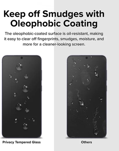Ringke Easy Slide Privacy Samsung S24 Screen Protector met Jig 2-Pack afbeelding 12