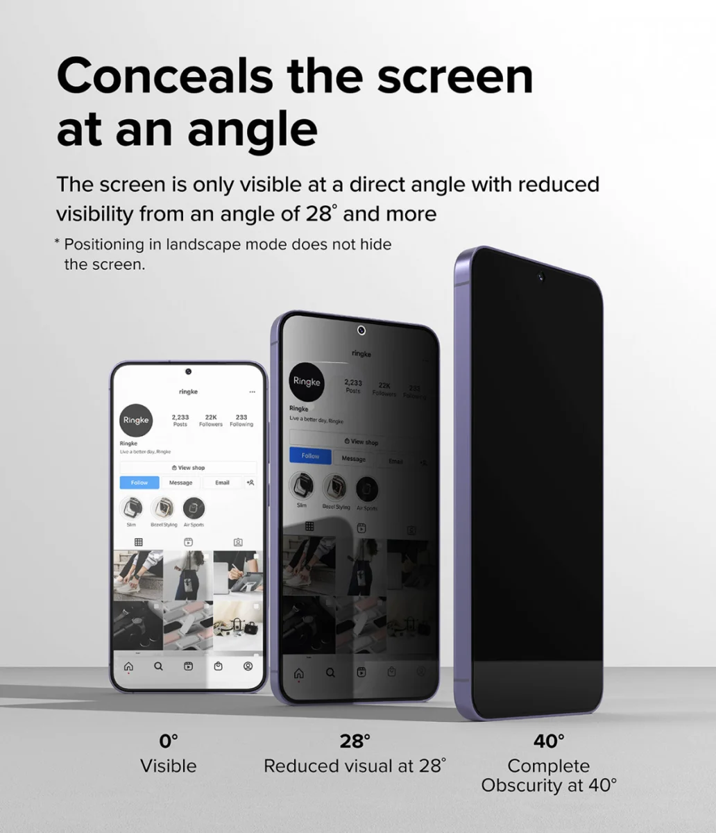 Ringke Easy Slide Privacy Samsung S24 Screen Protector met Jig 2-Pack afbeelding 2
