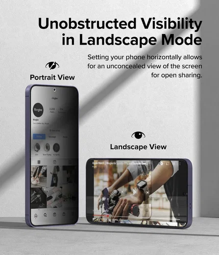 Ringke Easy Slide Privacy Samsung S24 Screen Protector met Jig 2-Pack afbeelding 6