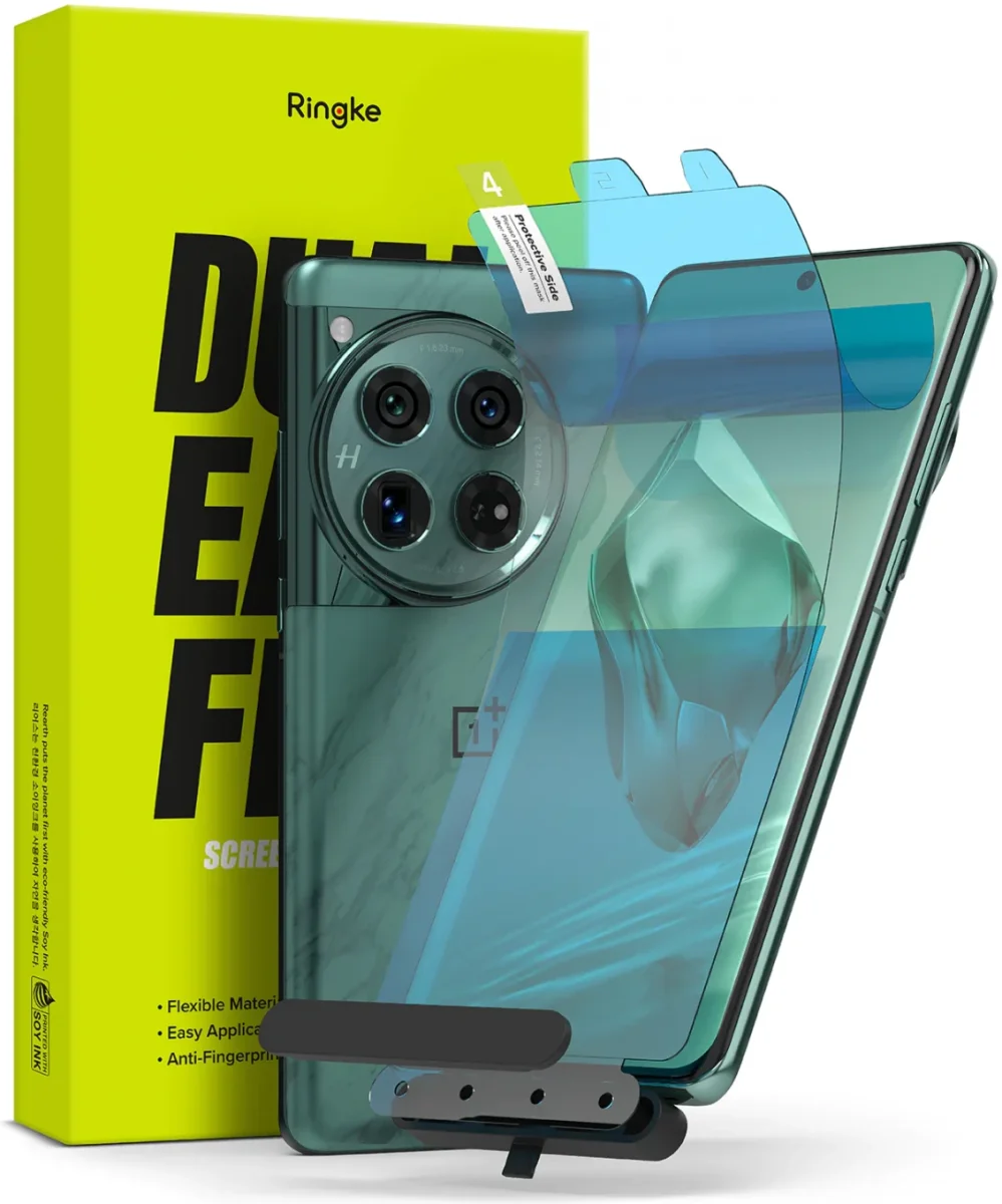 Ringke Dual Easy Film OnePlus 12 Screen Protector met Jig 2-Pack afbeelding 1
