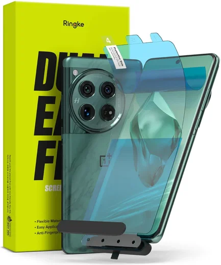 Ringke Dual Easy Film OnePlus 12 Screen Protector met Jig 2-Pack afbeelding 1