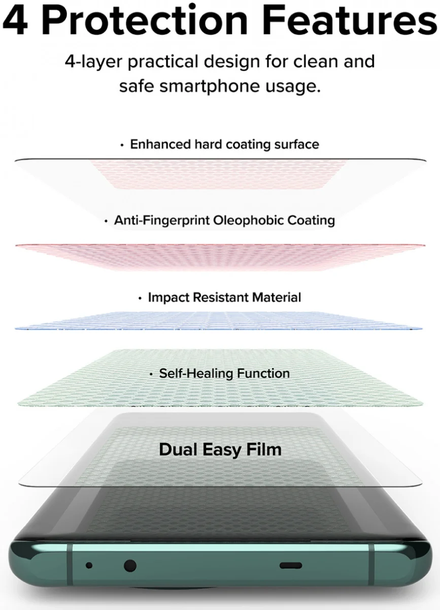 Ringke Dual Easy Film OnePlus 12 Screen Protector met Jig 2-Pack afbeelding 11