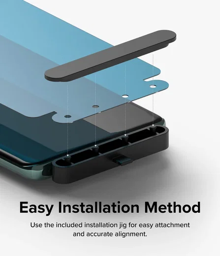 Ringke Dual Easy Film OnePlus 12 Screen Protector met Jig 2-Pack afbeelding 3