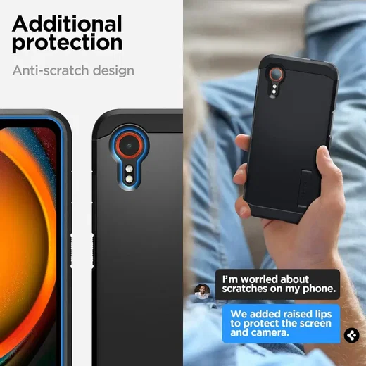 Spigen Tough Armor Samsung Galaxy Xcover 7 Hoesje Back Cover Zwart afbeelding 5