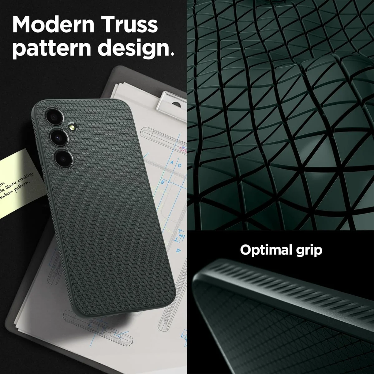 Spigen Liquid Air Samsung Galaxy A35 Hoesje Back Cover Groen afbeelding 4