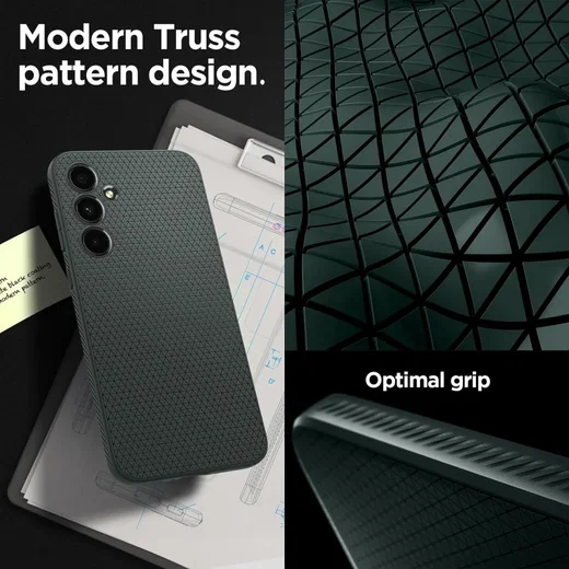 Spigen Liquid Air Samsung Galaxy A35 Hoesje Back Cover Groen afbeelding 4